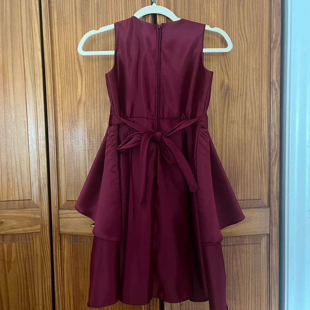 Maroon formal dress for girls size 10